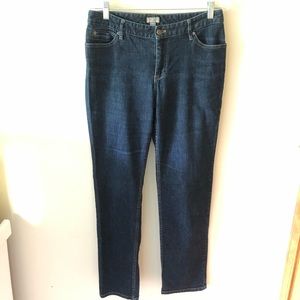 J.Jill authentic fit jeans slim straight